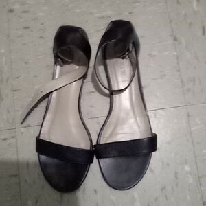 J. Crew Black Ankle Strap Sandals